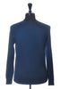 Patrick Assaraf Blue Cashmere Crew Neck Sweater