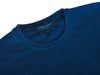 Patrick Assaraf Blue Cashmere Crew Neck Sweater