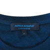 Patrick Assaraf Blue Cashmere Crew Neck Sweater