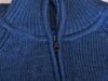 Kit & Ace Blue Merino Wool Quarter Zip Sweater