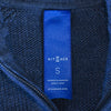 Kit & Ace Blue Merino Wool Quarter Zip Sweater