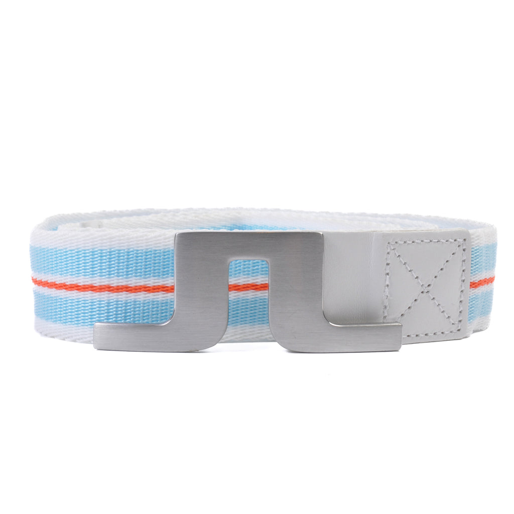 J.Lindeberg Blue on White Cloth Belt