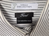 Versace Collection Grey Dotted Stripe Trend Shirt