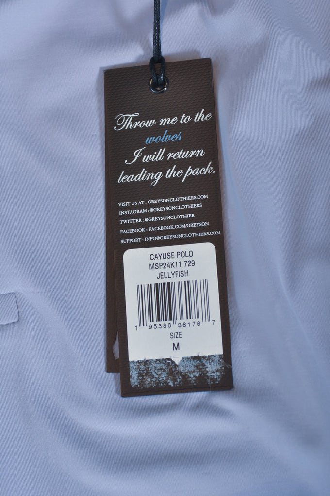 Greyson NWT Jellyfish Purple Cayuse Polo Shirt