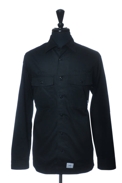 WTAPS Black EX44 Collection Overshirt Jacket