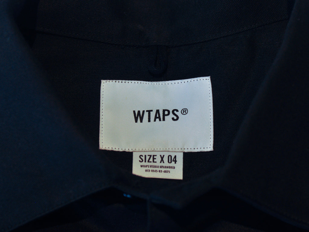 WTAPS Black EX44 Collection Overshirt Jacket