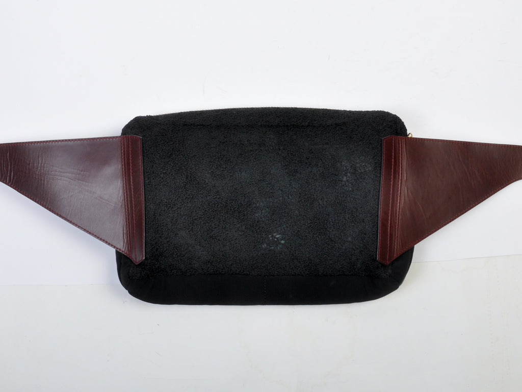 Paul Smith Leather and Knit Hip Bag