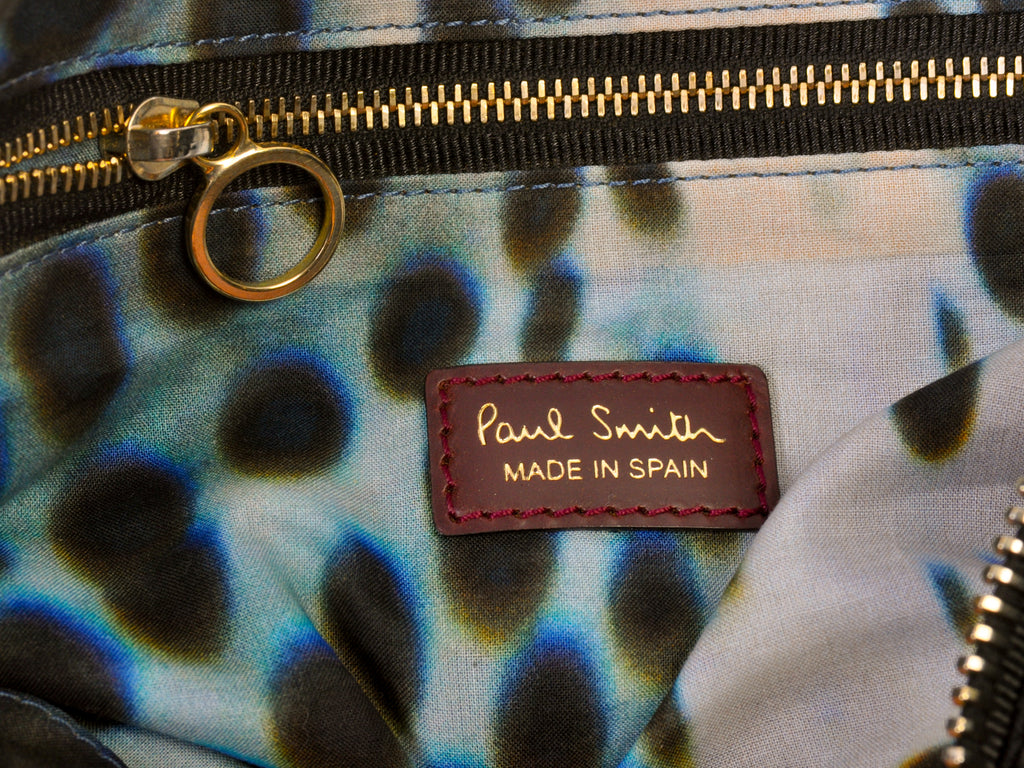 Paul Smith Leather and Knit Hip Bag