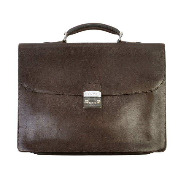 Dalvey Brown Leather Briefcase