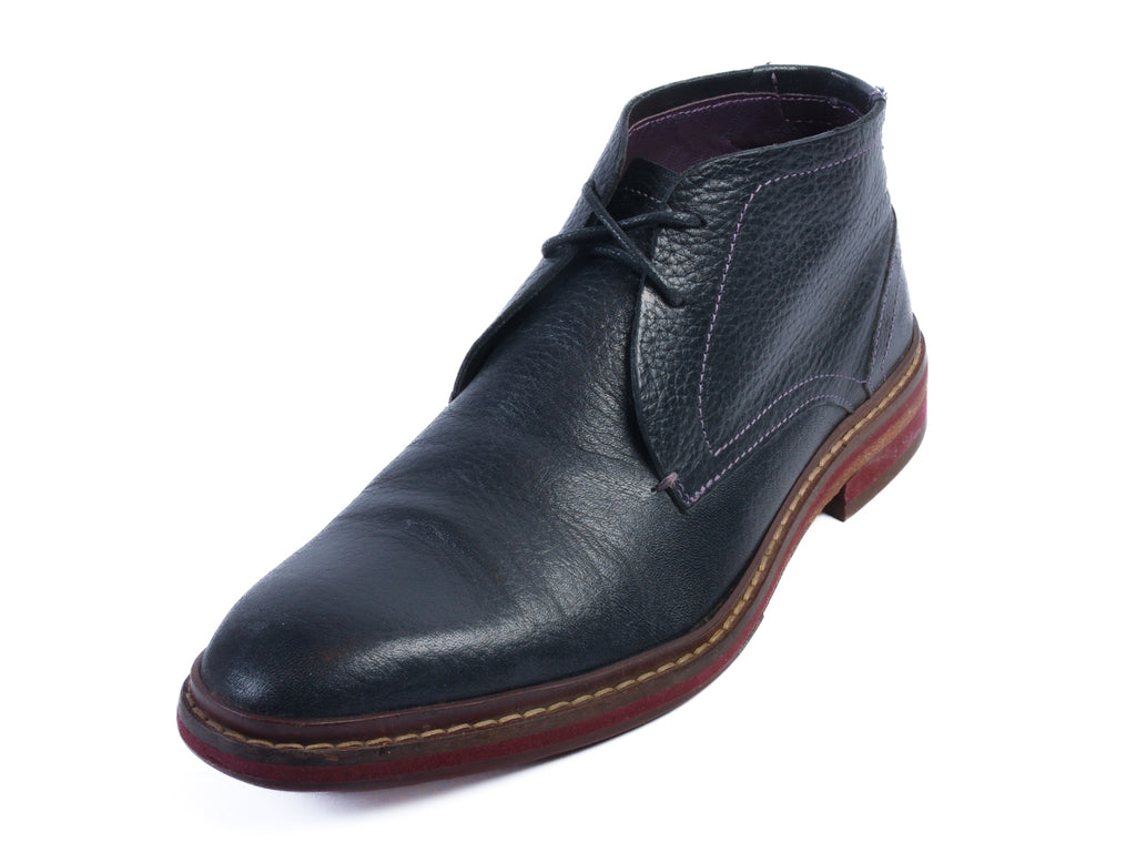 Ted Baker Black Leather Corans Desert Boots