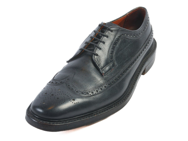 Florsheim Imperial Vintage Black Longwing Shoes