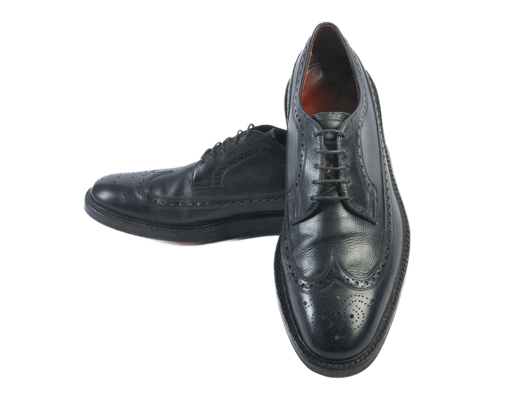 Florsheim Imperial Vintage Black Longwing Shoes