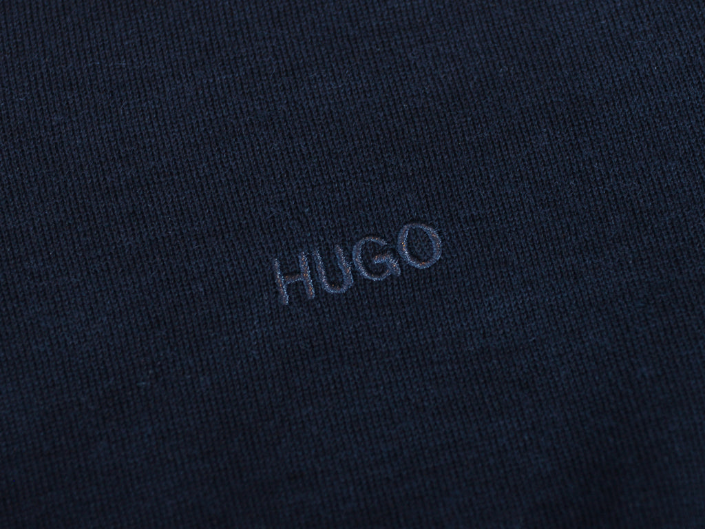 Hugo Boss Blue Lightweight Crew Neck Sweater