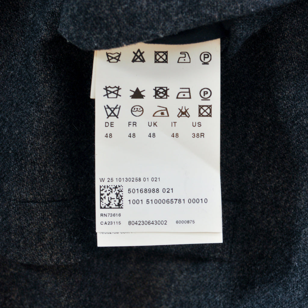 Hugo Boss Grey Tweed Sweater Back W25 Vest