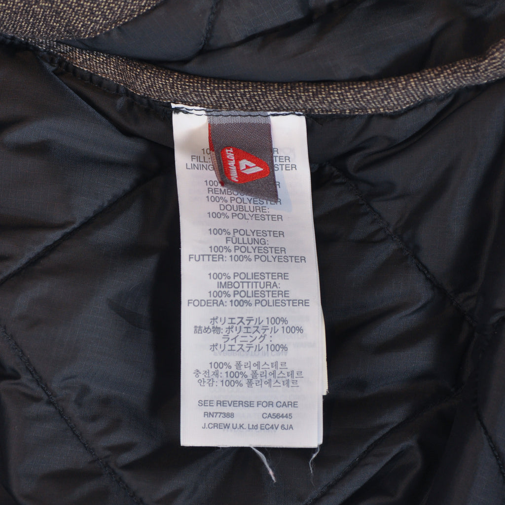 J.Crew Black Quilted Primloft Vest