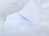 Eton Blue on White Micro Print Slim Fit Shirt