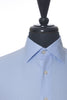 Samuelsohn Blue Herringbone Contemporary Fit Shirt
