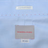 Samuelsohn Blue Herringbone Contemporary Fit Shirt