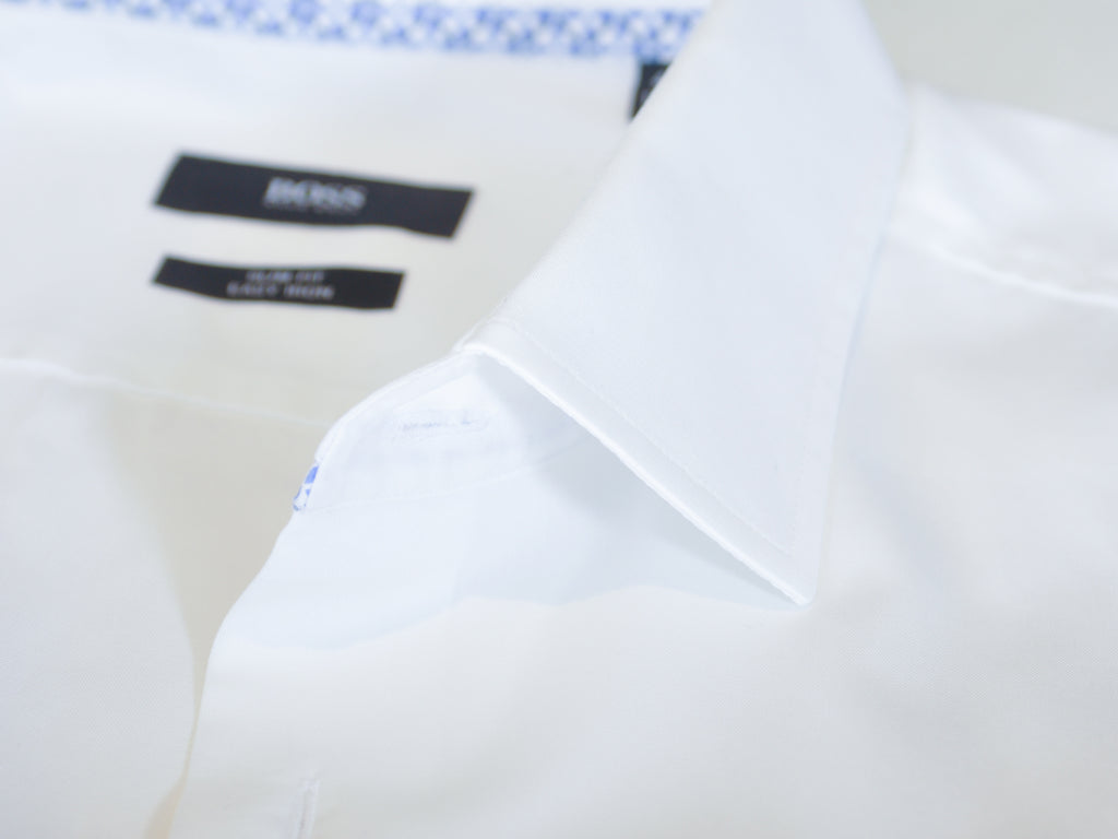 Hugo Boss White Slim Fit Jesse Shirt