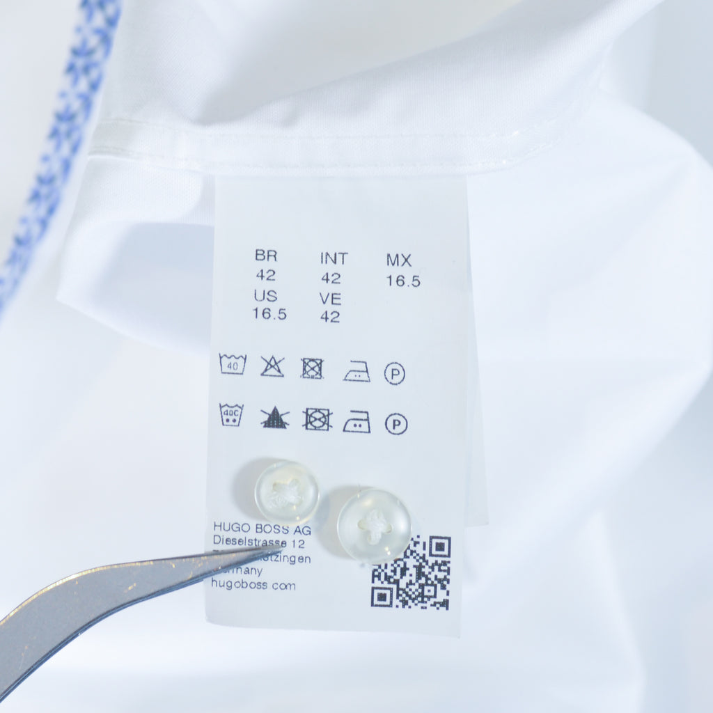 Hugo Boss White Slim Fit Jesse Shirt