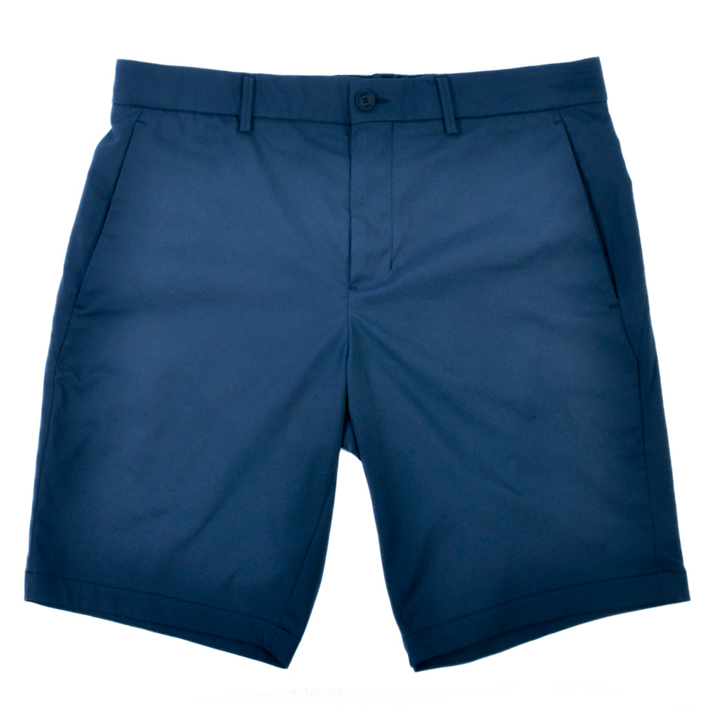 Hugo Boss Navy Blue Water Repellant Technical Twill Shorts