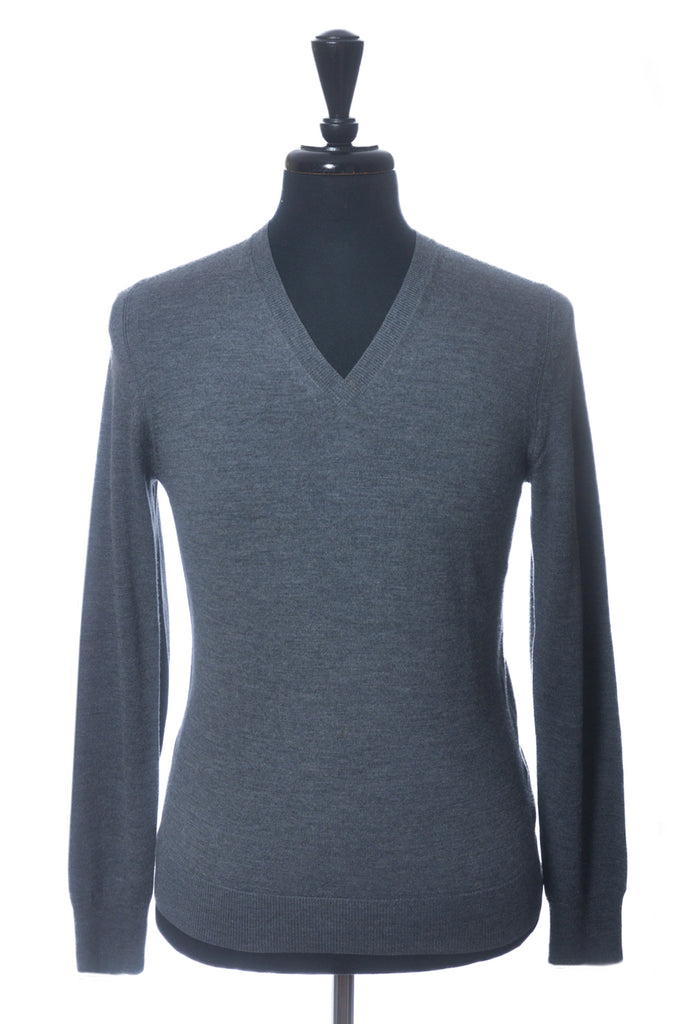 Burberry Brit Grey V-Neck Sweater