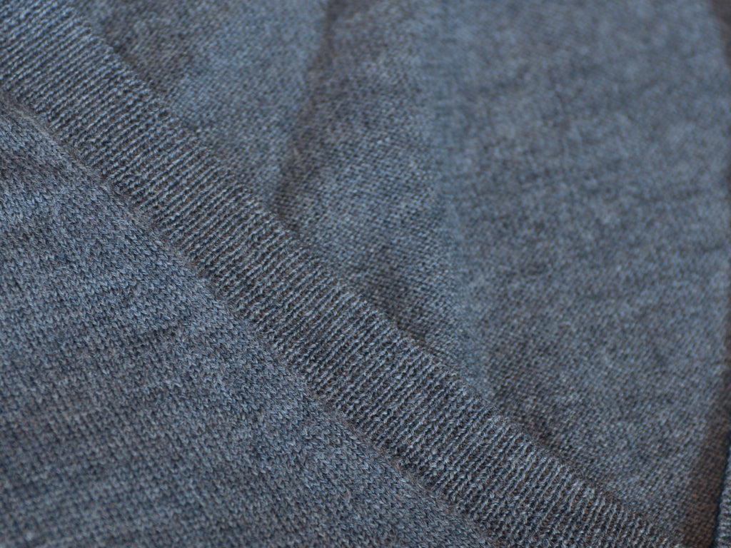 Burberry Brit Grey V-Neck Sweater