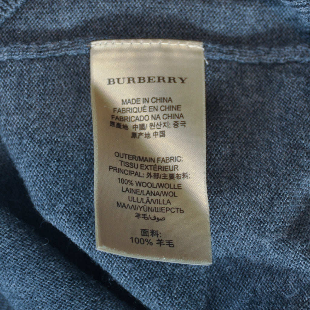 Burberry Brit Grey V-Neck Sweater
