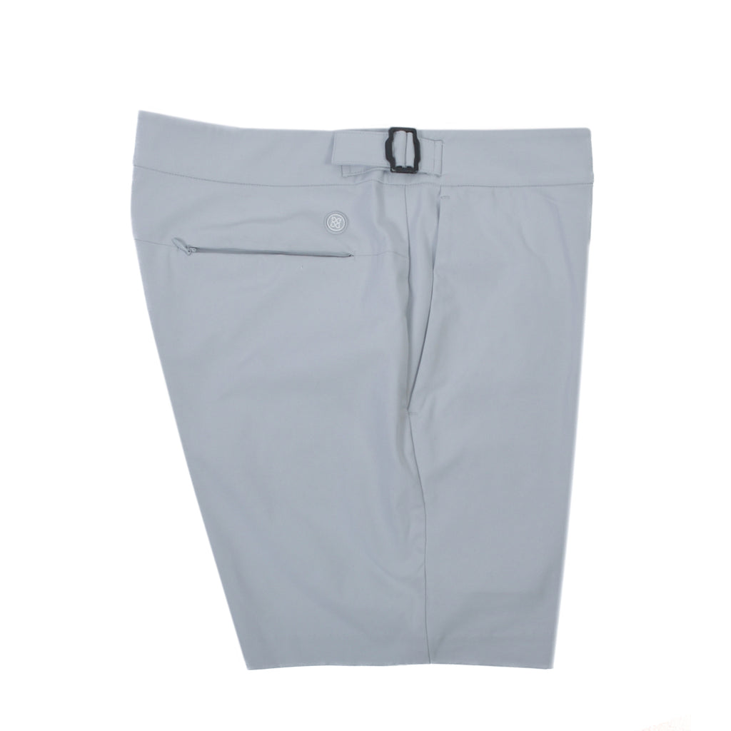 G/Fore Light Grey  Tech Tab 4-Way Stretch Shorts