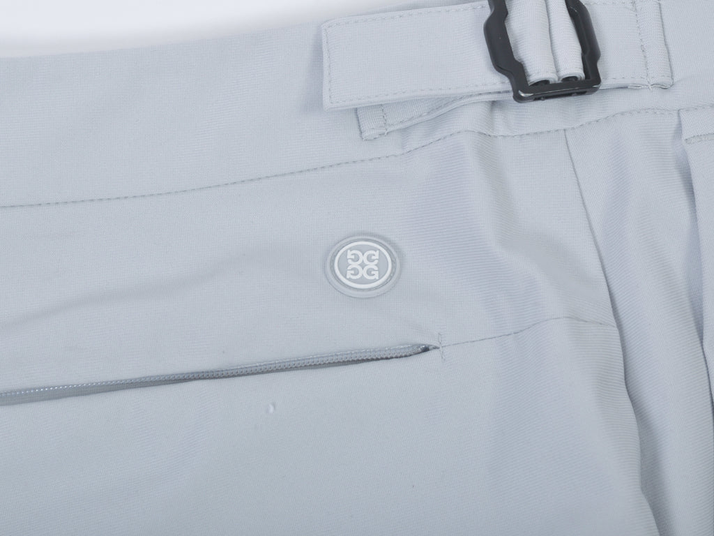 G/Fore Light Grey  Tech Tab 4-Way Stretch Shorts