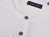 Wings + Horns White Knit Henley Shirt