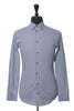 Dolce & Gabbana Gold Slate Grey Striped Dress Shirt