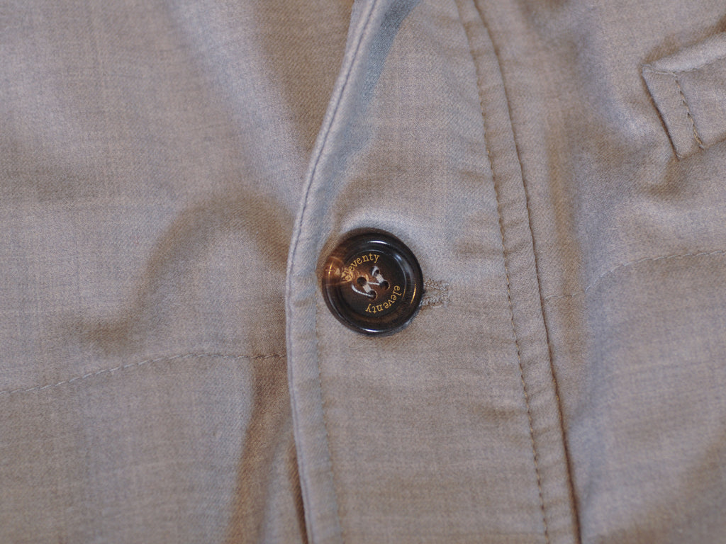 Eleventy Grey Loro Piana Rain System Wool Silk Vest