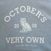 October’s Very Own Grey Print Hoodie