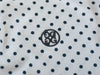 G/Fore Black on White Polka Dot Tech Jersey Polo Shirt