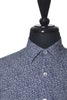 Lardini Navy Blue Floral Print Shirt