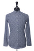 Lardini Navy Blue Floral Print Shirt