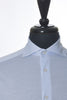 Eton Light Blue Slim Fit Knit Pique Shirt