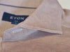 Eton Light Brown Slim Fit Knit Pique Shirt