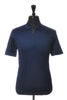 Canali 1934 Navy Blue Zip Polo Shirt
