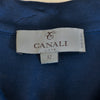 Canali 1934 Navy Blue Zip Polo Shirt