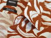Hugo Boss Brown Leaf Print Luka_F Short Sleeve Shirt