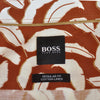 Hugo Boss Brown Leaf Print Luka_F Short Sleeve Shirt