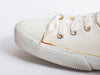 Helmut Land Ivory White Canvas Sneakers