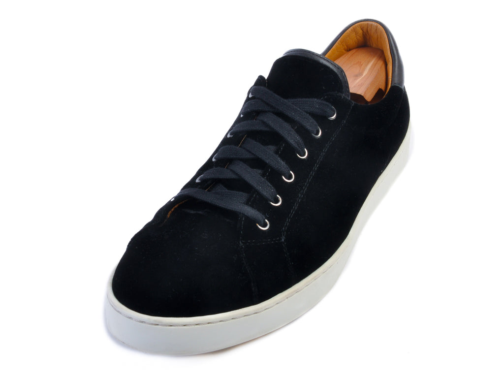 Magnanni Black Velvet Sneakers
