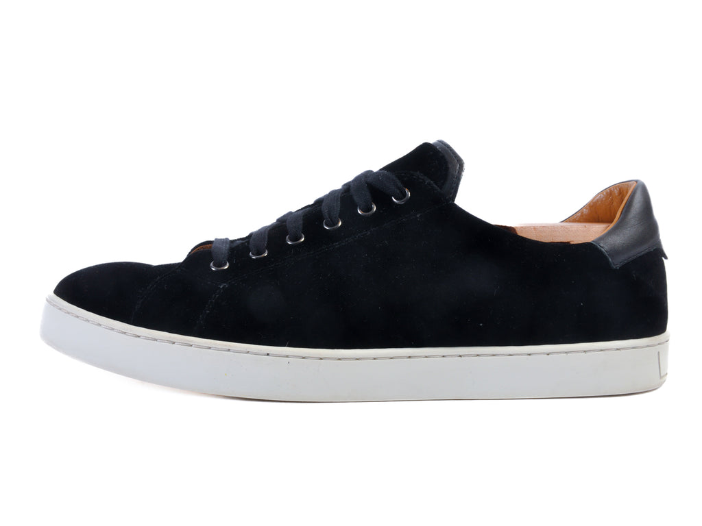 Magnanni Black Velvet Sneakers