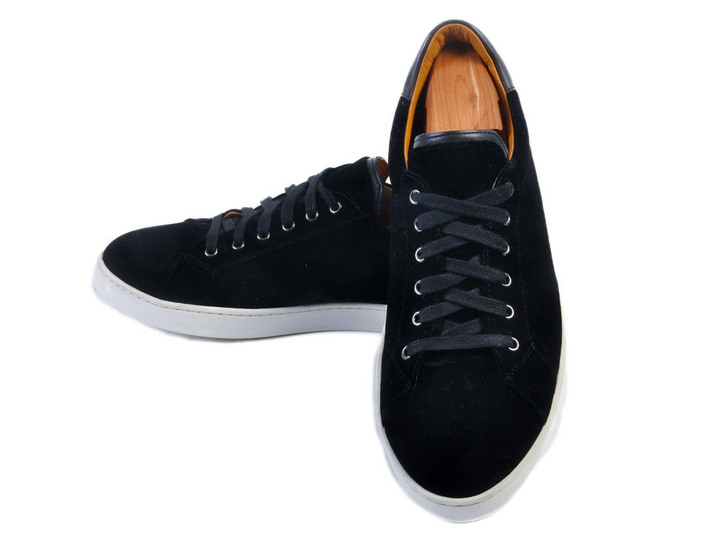 Magnanni Black Velvet Sneakers