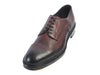 Doucal’s Oxblood Pebbled Leather Derby Shoes