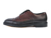 Doucal’s Oxblood Pebbled Leather Derby Shoes
