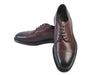 Doucal’s Oxblood Pebbled Leather Derby Shoes